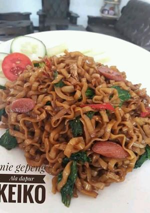 Foto resep Mie gepeng simple Enak