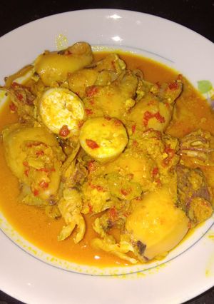 Foto resep Gulai cumi isi telor tahu