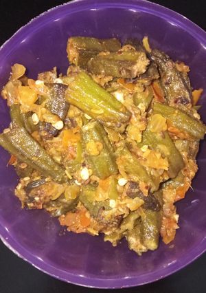 A picture of Bhindi masala.