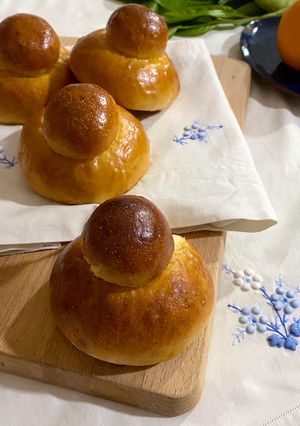 Foto di ‘’Brioscia cu tuppu ‘’ Brioche col tuppo a lunga lievitazione 🌷