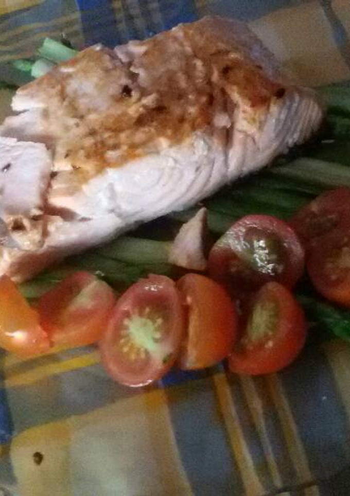 Una foto de Salmón