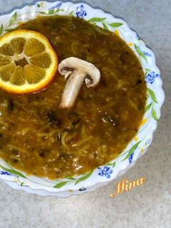 عکسی از دستور سوپ جو پرک و رشته (سوپ فوری)