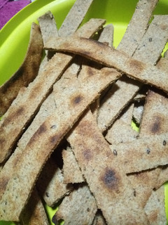 Una foto de Galletas saladas de 4 ingredientes (aptas aplv, vengan)