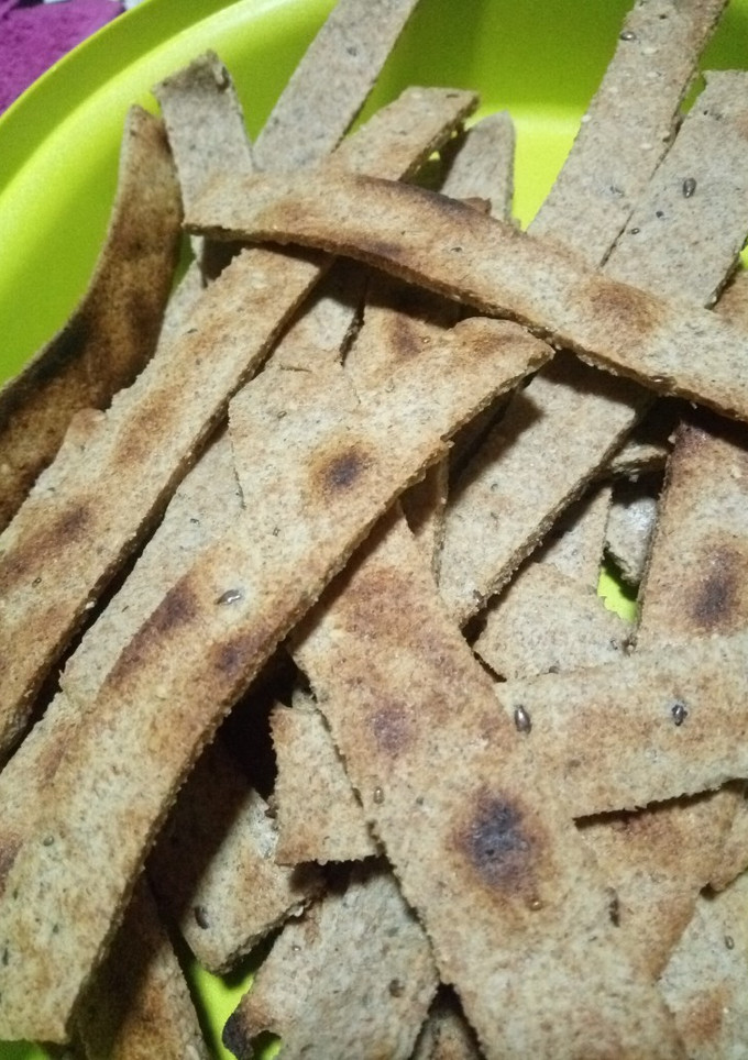 Una foto de Galletas saladas de 4 ingredientes (aptas aplv, vengan)