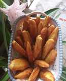 Khoai lang chiên miếng dài