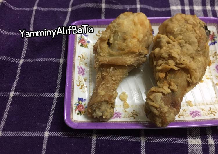 Resep Ayam Goreng Ala KFC kw, Bisa Manjain Lidah