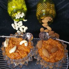 A picture of Gajar ka halwa.