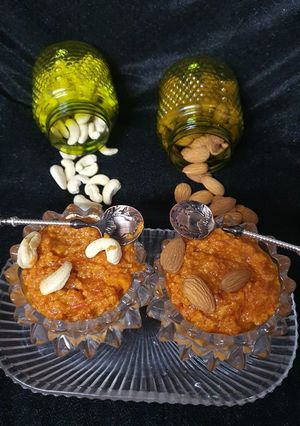 A picture of Gajar ka halwa.