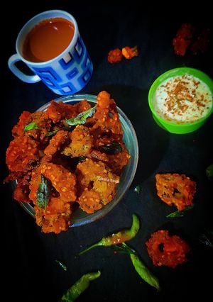 A picture of Besan Karela Fry.