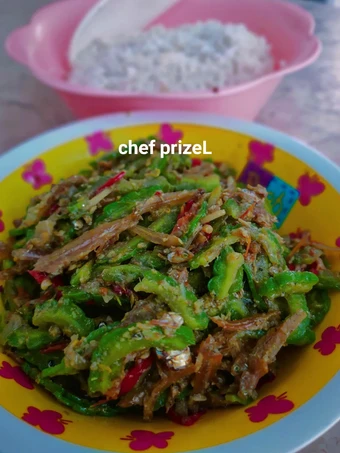 Cara Gampang Membikin Resep Tumis pare teri pedas (tidak pahit) yang Lezat Anti Ribet, Uenak Banget