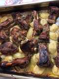 Cordero asado al horno