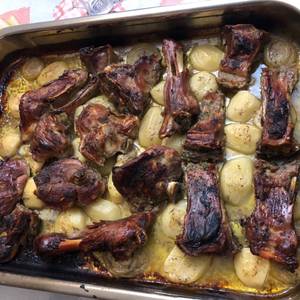 cordero asado al horno de leÃ±a | Cocinar en casa
