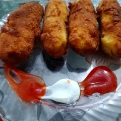 A picture of Potato bread roll 🥔🍞.