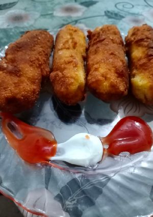 A picture of Potato bread roll 🥔🍞.