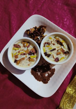 A picture of Hemp seeds kheer.