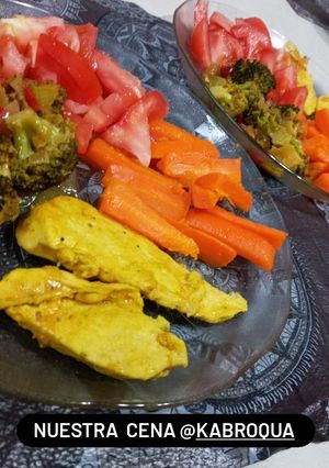 Una foto de Pechuga de pollo con limón