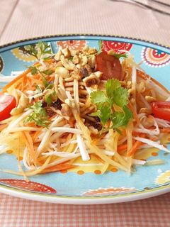 Foto resep Som Tam (Salad Pepaya khas Thailand)