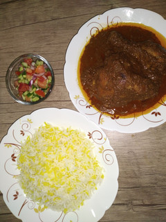 عکسی از دستور فسنجون مجلسی / فسنجان (با مرغ)
