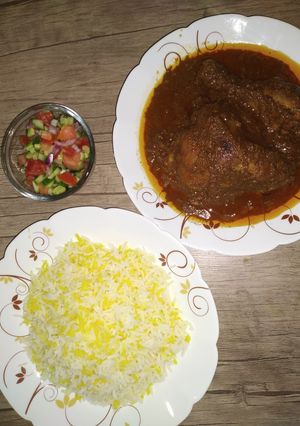 عکسی از دستور فسنجون مجلسی / فسنجان (با مرغ)