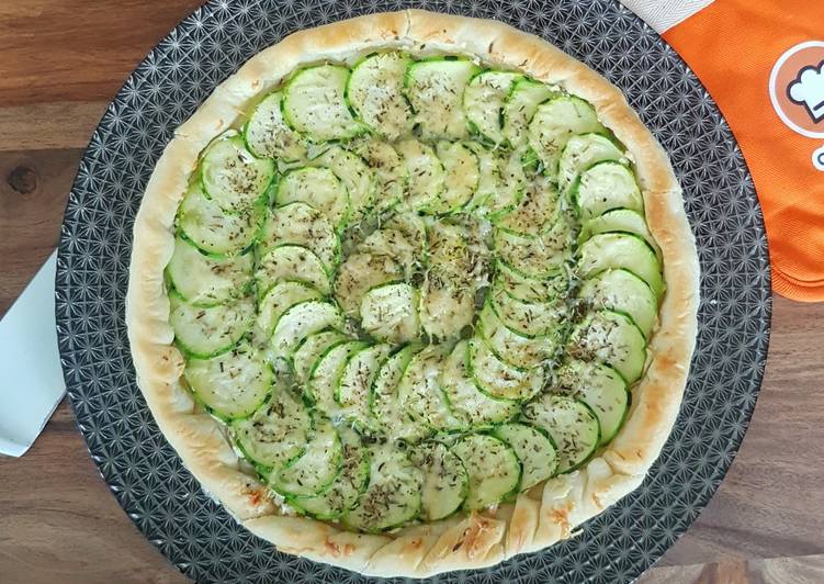 Comment pour Préparer Récompense-gagner Tarte fine courgette