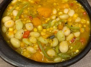 Una foto de Porotos granados