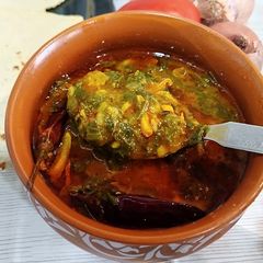 A picture of Lasooni Dal Palak लहसूनी पालक दाल तड़का.