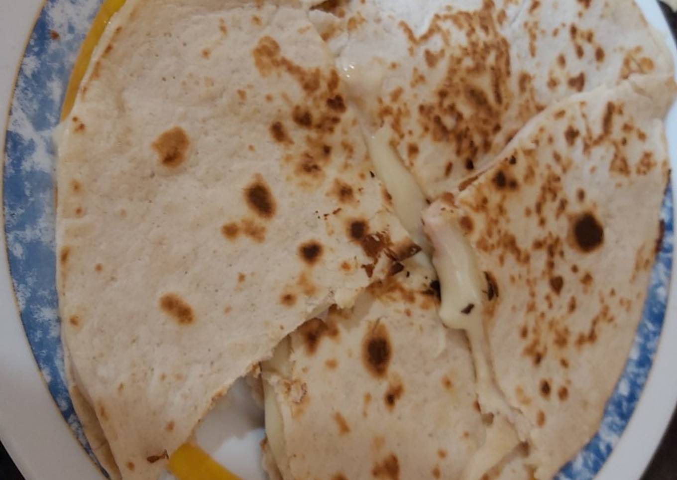 Tortitas de pavo y queso