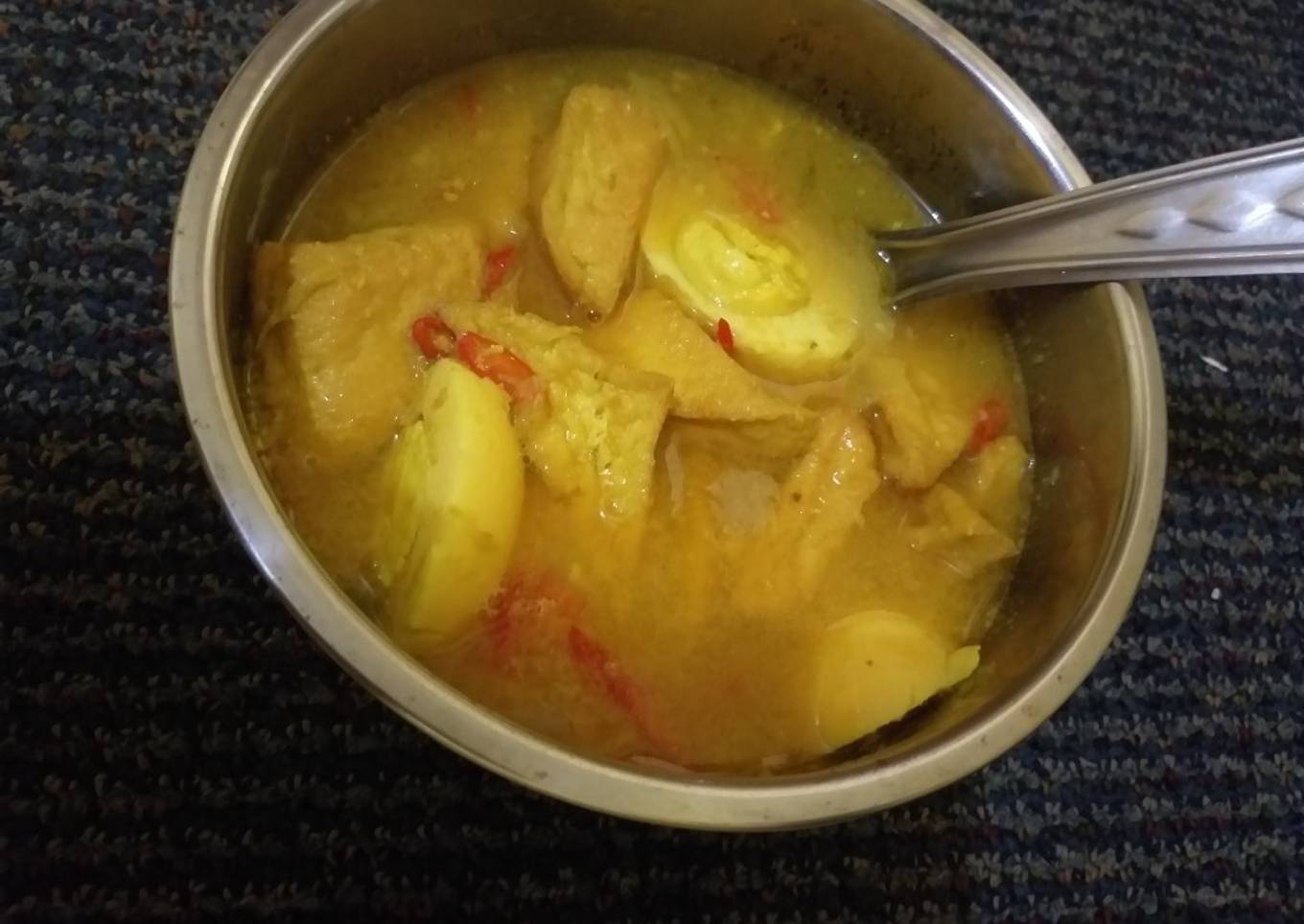 Sayur tahu special tanpa santan