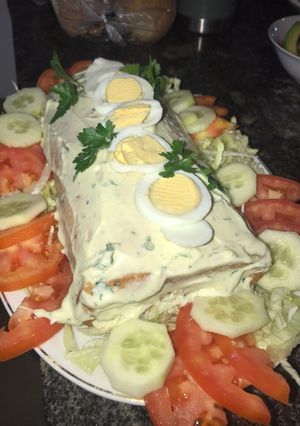 Una foto de Pionono atún con detalles