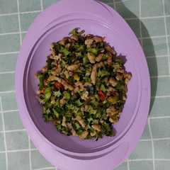 A picture of Tumis kecipir tempe saus tiram.