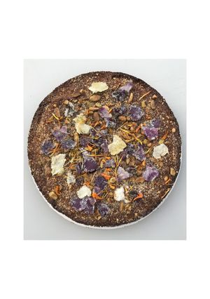 A picture of Pistachio and Rose Water Semolina Cake.