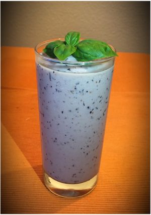 A picture of Banana-Blueberry-Soy Smoothie.
