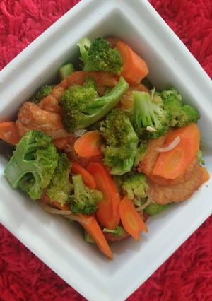 Foto resep Sapo tahu brokoli saus tiram