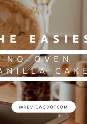 A picture of NO-OVEN VANILLA CAKE RECIPE.