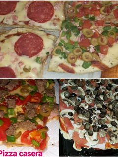 Una foto de Pizza casera
