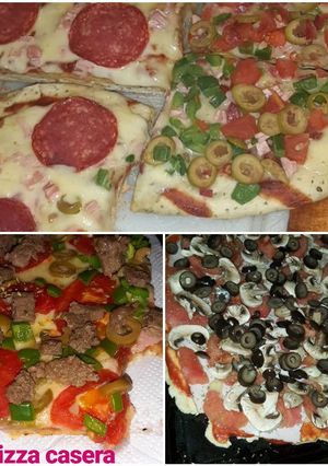 Una foto de Pizza casera