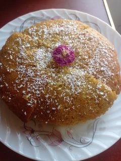 عکسی از دستور کیک هل وگلاب سه تخم مرغی🥮(درقابلمه)