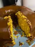 Torta de zanahoria con chocolate