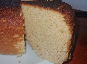 Una foto de Bizcochuelo de vainilla económico con 1 huevo