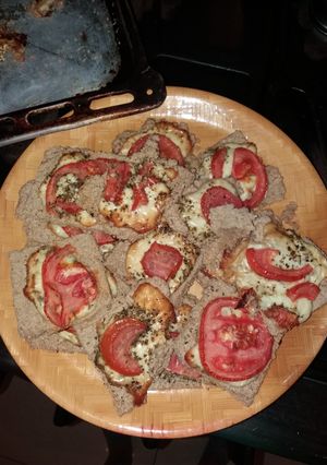 Una foto de Pizzetas napolitanas de avena