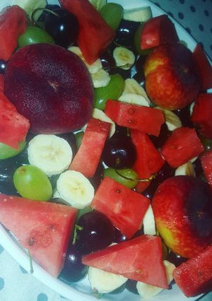 O poză a rețetei Salata de fructe.
