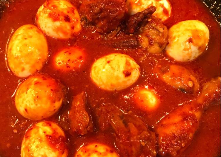 Resep Ayam telur habang yang praktis
