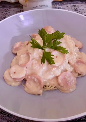 Foto resep Spaghetti Creamy Carbonara