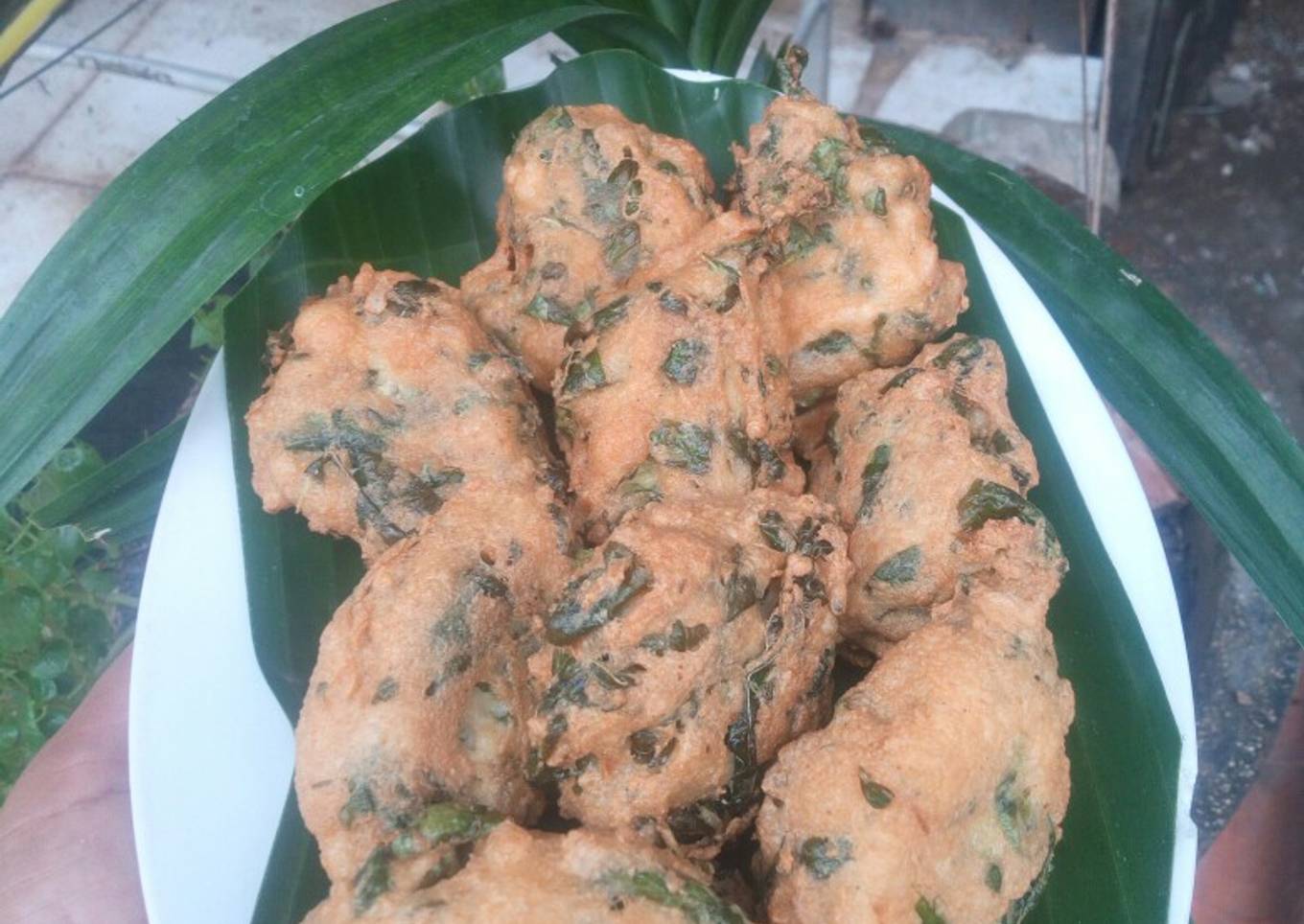 Perkedel Tahu Bayam