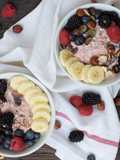 Strawberry bircher muesli