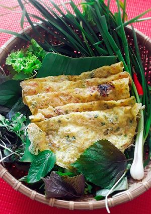 Hình của món Bánh xèo miền Trung.