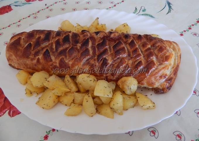 Polpettone di pollo e tacchino in sfoglia