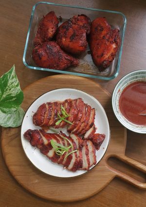 Foto resep Ayam panggang charsiew