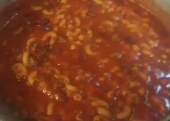 Fresh, Making Recipe Chili Mac Very Delicious