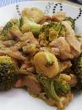 Salteado de verduras con pollo